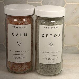 Nat Soaking Bath Salts (Calm) & DETOX naturally cleansing salts